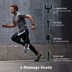 Mini pistola de masaje portátil de mano, percusión silenciosa, pequeño masajeador de viaje para todo el cuerpo, tejido profundo, alivio del dolor de espalda muscular - Product Image 5