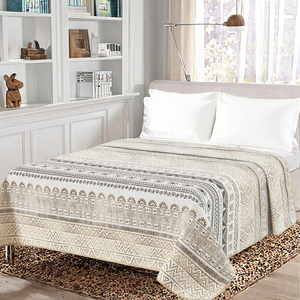 Couette d'été 135 cm 100% microfibre imprimée Bouti légère et douce pour usage domestique moderne 220x250 cm (Mod11) - Product Image 5