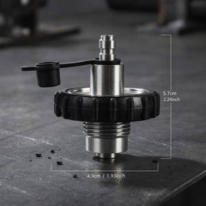 Connecteur de remplissage de bouteille de plongée DIN G5/8 à 8 mm mâle, adaptateur de gonflage de cylindre de plongée haute pression avec cache anti-poussière - Product Image 1