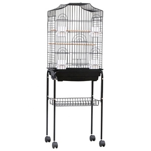 大型金属不锈钢鸟鹦鹉笼子 - Product Image 3