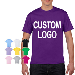 T-Shirt da <span class=keywords><strong>uomo</strong></span> Multicolor all'ingrosso in cotone Unisex 150 Gsm 100% con Logo in bianco personalizzato con Design classico di alta qualità - Product Image 1