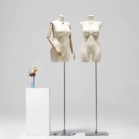Vente en Gros de Mannequins pour le Haut du Corps Féminin Taille Plus en Fibre de Verre