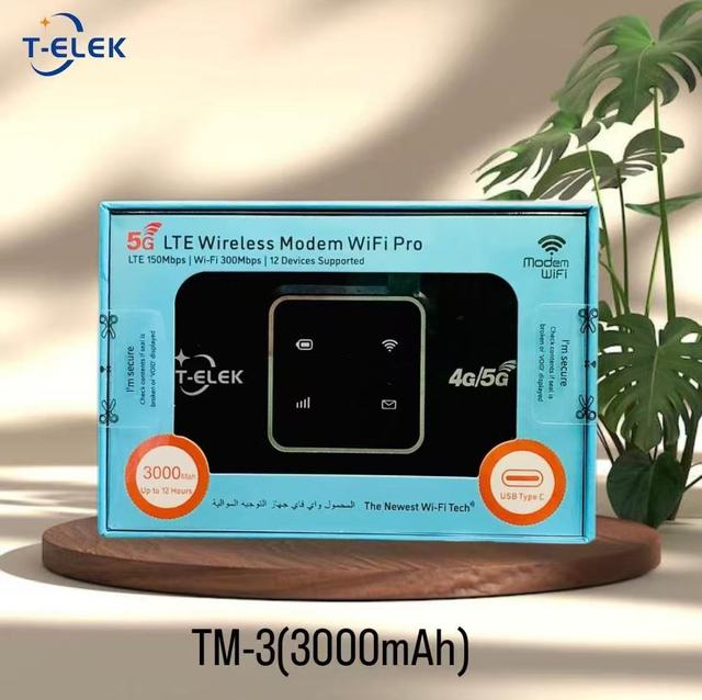 T-elek Universal Wireless Outdoor 300mbps Mini TM3 WiFi Pro 4G Secure WiFi Wherever You Are.