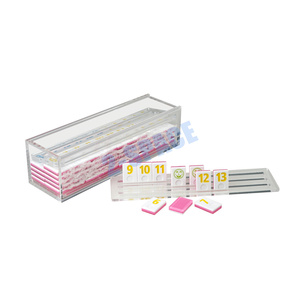 Ba Lớp Nhà Máy Tùy Chỉnh Màu Sắc Lucite <span class=keywords><strong>Rummy</strong></span> Trò Chơi Kỹ Thuật Số Thiết Lập Acrylic Rummykub Hội Đồng Quản Trị Trò Chơi Thiết Lập Cho Món Quà Do Thái - Product Image 4