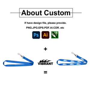 3/4 pulgadas Cordón Personalizado de Nailon y Poliéster Económico a Todo Color con Logotipo - Product Image 2
