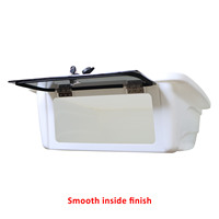 Boîte électronique universelle T-Top noire SB200 pince sur console centrale aérienne Boat Marine Storage par Raider stryker