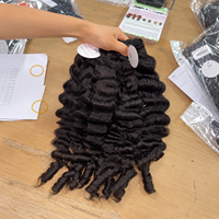 Rambut India Mentah, Rambut Keriting Burma, Gelombang Alami, Bundel Rambut Manusia, Grosir, Vendor Pabrik