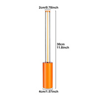 Lampe de table LED rechargeable multicolore, à intensité variable par toucher, sans fil, lumière ambiante linéaire pour restaurant, bar, décoration commerciale