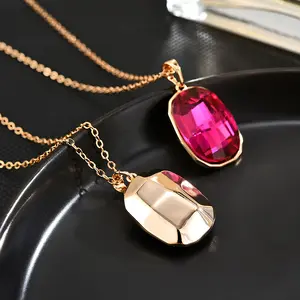 Stainless Steel Gold Necklace Earrings Cheap Dubai Jewelry Sets Jewellery Piercing Jewelry