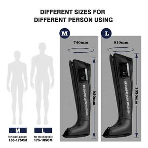 YICOLY, precio de fábrica, bota de compresión neumática inalámbrica con botas de recuperación de calefacción, masajeador de piernas de compresión de aire de 8 cámaras - Product Image 5