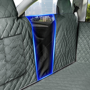 Housse de siège de voiture imperméable et résistante à la saleté pour chien, pour <span class=keywords><strong>Tesla</strong></span> Model Y / 3, protection de siège arrière pour animaux de compagnie / chats - Product Image 5