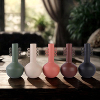 Vase de table en métal de style nordique moderne de bonne qualité pour centre de table de mariage ou salle à manger, vase à fleurs écologique de haute qualité