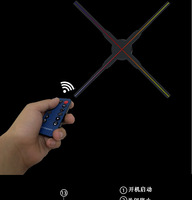 MACCAN Вертикальный 3D-голографический проекционный рекламный вентилятор для помещений, подвесной, с эффектом объемного изображения, вращающийся, OEM