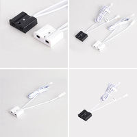Saklar Sensor Gerak Pintu Ganda 12V 24V untuk Lampu LED di Bawah Kabinet Lampu Lemari