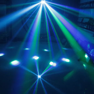 RGBW Control remoto DJ efecto iluminación aluminio DMX512 haz etapa láser mariposa luz para Club nocturno KTV luces de escenario - Product Image 1