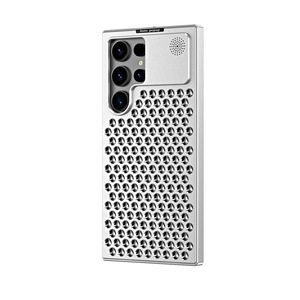 Pour Samsung <span class=keywords><strong>Galaxy</strong></span> S25 Ultra étui métal Dissipation de la chaleur parfum amovible aluminium S24 Plus <span class=keywords><strong>S23</strong></span> S22 housse de Protection de luxe - Product Image 1