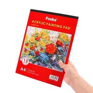 Carta <span class=keywords><strong>da</strong></span> <span class=keywords><strong>Disegno</strong></span> Formato <span class=keywords><strong>A3</strong></span> A4, 15 <span class=keywords><strong>Fogli</strong></span> 30 Pagine, per Pittura ad Acrilico, Olio e Tecniche Miste, con Copertina Rigida e Dorso Spesso - Product Image 2