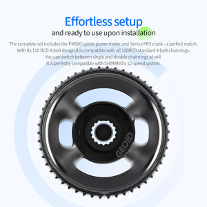 Compteur <span class=keywords><strong>de</strong></span> <span class=keywords><strong>puissance</strong></span> pour vélo <span class=keywords><strong>de</strong></span> route GEOID PM500 en aluminium, sans fil, batterie lithium-ion, pièces <span class=keywords><strong>de</strong></span> vélo électroniques intelligentes - Product Image 6