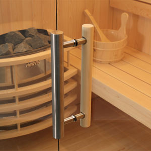 Uap basah aman dalam ruangan Sauna tradisional Hemlock Kanada 2-3 orang Sauna dijual - Product Image 3