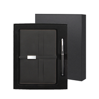 Ensemble de carnet à couverture métallique argentée avec stylo, personnalisable, cadeau d'affaires pour l'école, directement de l'usine OEM