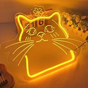 New Design Engraving Neon Sign Custom Cartoons Patterns High Quality Acrylic For Wall Decoration Light Led Sign