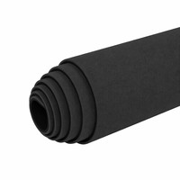 Tapis de yoga TPE antidérapant et insonorisant de 90 cm de large et 15 mm d'épaisseur, tapis d'exercice et de danse, impression de logo personnalisée disponible