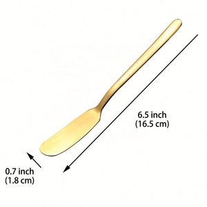 Cuchillo para Mantequilla de Acero Inoxidable de Alta Calidad con Logotipo Personalizado, para Servir Queso y Condimentos en el Desayuno - Product Image 2
