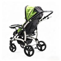 Poussette CS10 avec dossier réglable en hauteur et en angle, avec table et pare-soleil, pour enfants handicapés, ayant des besoins spéciaux, atteints de paralysie cérébrale