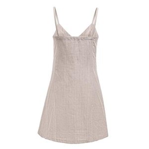 Biancheria vestito allentato di modo delle donne <span class=keywords><strong>100</strong></span> <span class=keywords><strong>abito</strong></span> di <span class=keywords><strong>lino</strong></span> pantaloni di <span class=keywords><strong>lino</strong></span> vestito casuale - Product Image 2