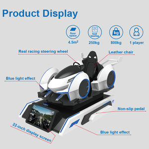 Máquina de Juego de Carreras F1, Interior/Exterior, Metálica, con Realidad Virtual - Product Image 4