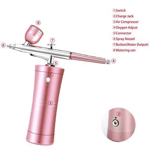 Aerógrafo de impresión para peluquero, aerógrafo portátil recargable por Usb, compresor inalámbrico para arte del cabello - Product Image 5