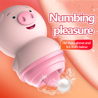 Vibrateur réaliste en forme de langue de cochon, stimulateur du point G féminin, jouet sexuel pour adultes, masseur clitoridien, kit de lancement de produits pour adultes