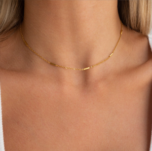 Collar de Perlas de Agua Dulce Pequeñas con Baño de <span class=keywords><strong>Oro</strong></span> de 18K y Forma de Corazón en Acero Inoxidable, el Regalo Unisex Más Vendido de Zooing - Product Image 3