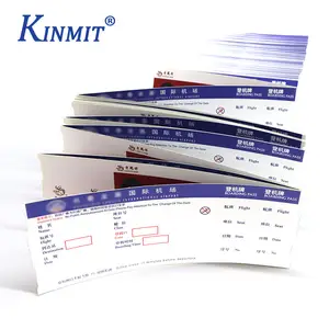定制纸质打印热敏纸彩票邀请卡打印航空公司机票登机牌