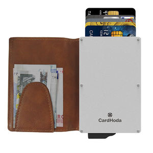 Cartera Pop Slim Antirrobo, Monedero Corto con Bloqueo RFID, Porta Tarjetas de Crédito e Identificación, de Moda, en Cuero PU y Nailon - Product Image 1