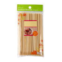 Brochettes jetables en bambou avec logo personnalisé, 40cm 50cm