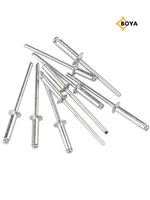 Venta al por mayor de remaches ciegos de extremo abierto de aluminio/acero, remaches ciegos de extremo abierto 4.8X16mm