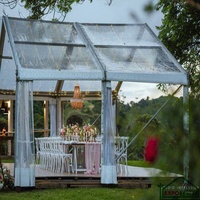 20x20 20x30 40x100 grande tente de fête chapiteau de mariage transparent sur le toit pour 300 500 personnes événements en plein air