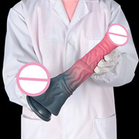 Nouveau Godemiché Animal en Silicone, Simulation de Grand Pénis de Cheval à Forme Florale, pour Masturbation Adulte, 3 Tailles Disponibles, Godemiché Âne