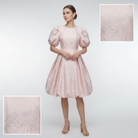 Tissu jacquard floral 100% polyester, textile brodé tissé pour Qipao, robe et rideau