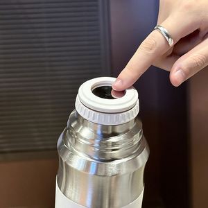 New Business All-Steel 316 Stainless Steel 1.5L Hot and Cold Vacuum <b>Flask</b> <b>Bottle</b> Tea Separation Bubble Kettle Cup - Product Image 5