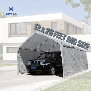 HOMFUL PE Car hangar tissu abri <span class=keywords><strong>de</strong></span> stockage couverture étanche parc <span class=keywords><strong>Garage</strong></span> voiture auvent <span class=keywords><strong>Garage</strong></span> tente abri <span class=keywords><strong>de</strong></span> voiture <span class=keywords><strong>en</strong></span> plastique voiture Mobile <span class=keywords><strong>Garage</strong></span> - Product Image 1