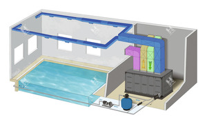 Climatiseur de piscine <span class=keywords><strong>Pompe</strong></span> <span class=keywords><strong>à</strong></span> <span class=keywords><strong>chaleur</strong></span> de piscine avec chauffage et refroidissement de piscine Chauffe-eau de piscine Stockage d'eau Chauffe-piscine - Product Image 6