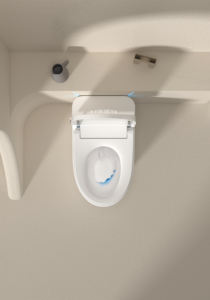 Vente flash : siège de toilette automatique intelligent <span class=keywords><strong>japonais</strong></span>, une seule pièce, en céramique, chauffant, cuvette allongée, siphon en S, siphon en P inclus, pour la maison, l'hôtel - Product Image 3