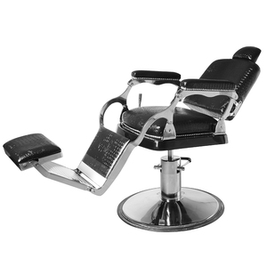 Silla <span class=keywords><strong>de</strong></span> barbería hidráulica <span class=keywords><strong>para</strong></span> <span class=keywords><strong>hombres</strong></span>, sillón reclinable <span class=keywords><strong>para</strong></span> salón <span class=keywords><strong>de</strong></span> belleza, color gris - Product Image 1