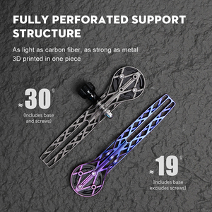Soporte Extendido para Ciclocomputador de Aleación de Titanio Impreso en 3D OEM ODM, Soporte para Teléfono Móvil de Bicicleta, Soporte para Bicicleta, Soporte Wahoo - Product Image 4