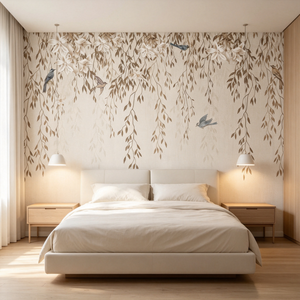 <span class=keywords><strong>Papier</strong></span> <span class=keywords><strong>peint</strong></span> mural floral pastoral neutre avec <span class=keywords><strong>oiseaux</strong></span>, <span class=keywords><strong>papier</strong></span> <span class=keywords><strong>peint</strong></span> 3D pour la maison, nouveau style chinois, <span class=keywords><strong>papier</strong></span> <span class=keywords><strong>peint</strong></span> en soie amovible et autocollant pour la maison et l'hôtel - Product Image 1