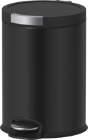 Poubelle à pédale à ouverture supérieure en acier inoxydable à fermeture douce de 12 L avec logo personnalisé en usine, série CHART, écologique pour un usage domestique
