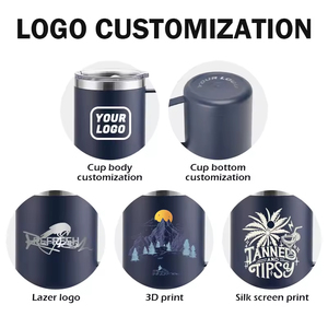 Personalized 12oz 14oz 16oz 24oz Stainless Steel Tumbler with Handle Vacuum Insulated Custom <b>Camping</b> Coffee Mug - Product Image 3