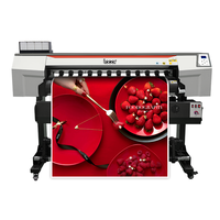Impresoras eco solventes LOCOR de 4 pies y 1,3 m, Impresión de tienda pequeña con impresión xp600 /Dx5/ I3200/Dx7